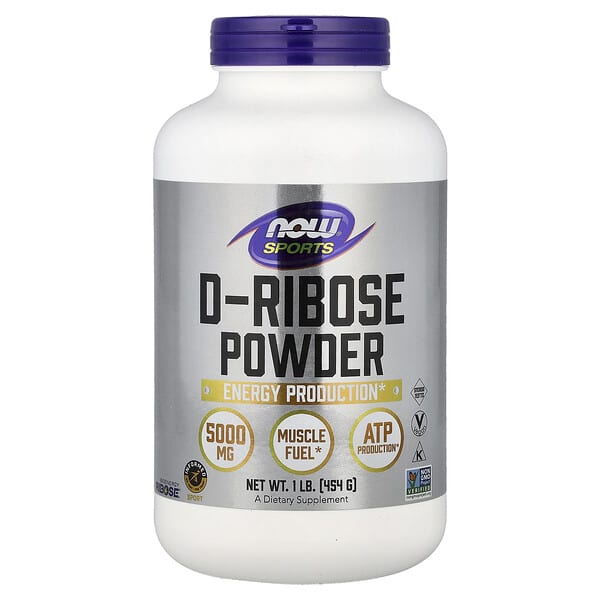 NOW Foods Sports, D-Ribose Powder, 1 lb (454 g)