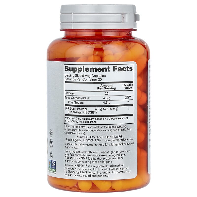l carnitine d ribose 3500  Metabolic Nutrition enhancing drink mix that combats stress D-ribose - RibosCardio - Researched