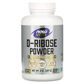 NOW Foods, Sports, D-Ribose Powder, 5,000 mg , 8 oz (227 g)