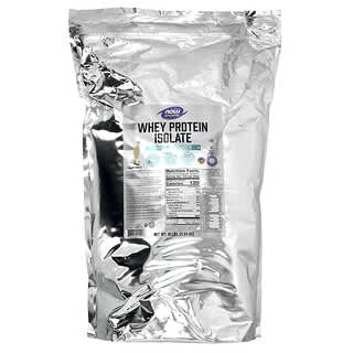 NOW Foods, 运动，分离乳清蛋白，奶油香草味，10 磅（4.54 千克）