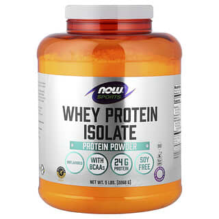 NOW Foods, Sports, 분리 유청 단백질, 무맛, 2,268g(5lbs)