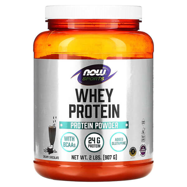 Now Foods Whey Protein Creamy Chocolate 2 Lbs 907 G