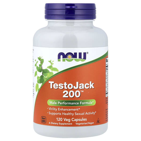 TestoJack 200™, 120 Veg Capsules