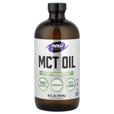 NOW Foods, Sport, MCT Oil, Original, 16 fl oz (473 ml)