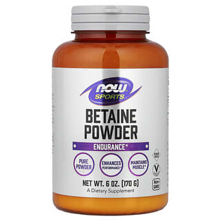 NOW Foods, Sports, бетаин в порошке, 170 г (6 унций)