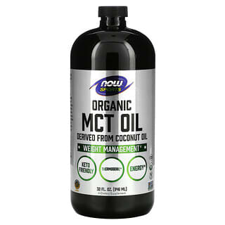NOW Foods, Deporte, aceite de MCT orgánico, 32 fl oz (946 ml)