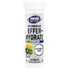 NOW Foods, ספורט, Effer-Hydrate, לימון ליים, 10 טבליות, 51 גרם (1.8 אונקיות)