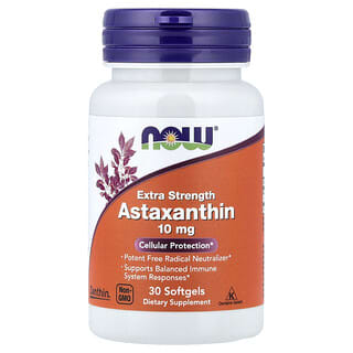 NOW Foods, Astaxanthin, 10 mg, 30 Softgels