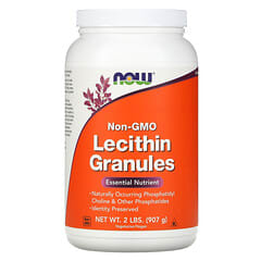 NOW Foods, Gránulos de lecitina, sin OGM, 907 g (2 lb)