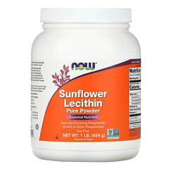 NOW Foods, Sunflower Lecithin, Pure Powder, 1 lb (454 g)