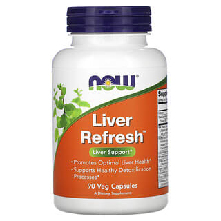 NOW Foods, Liver Refresh, 90 растительных капсул