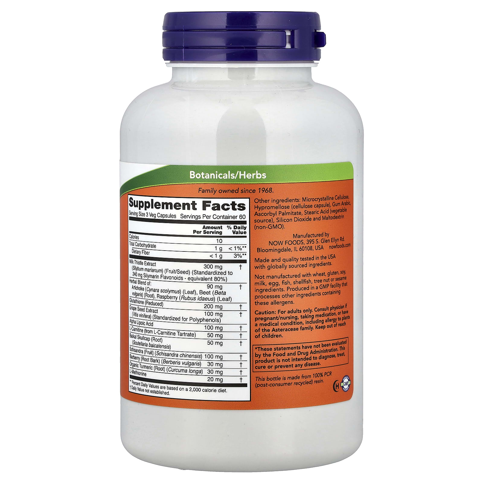 NOW Foods, Liver Refresh™, 180 Bitkisel Kapsül
