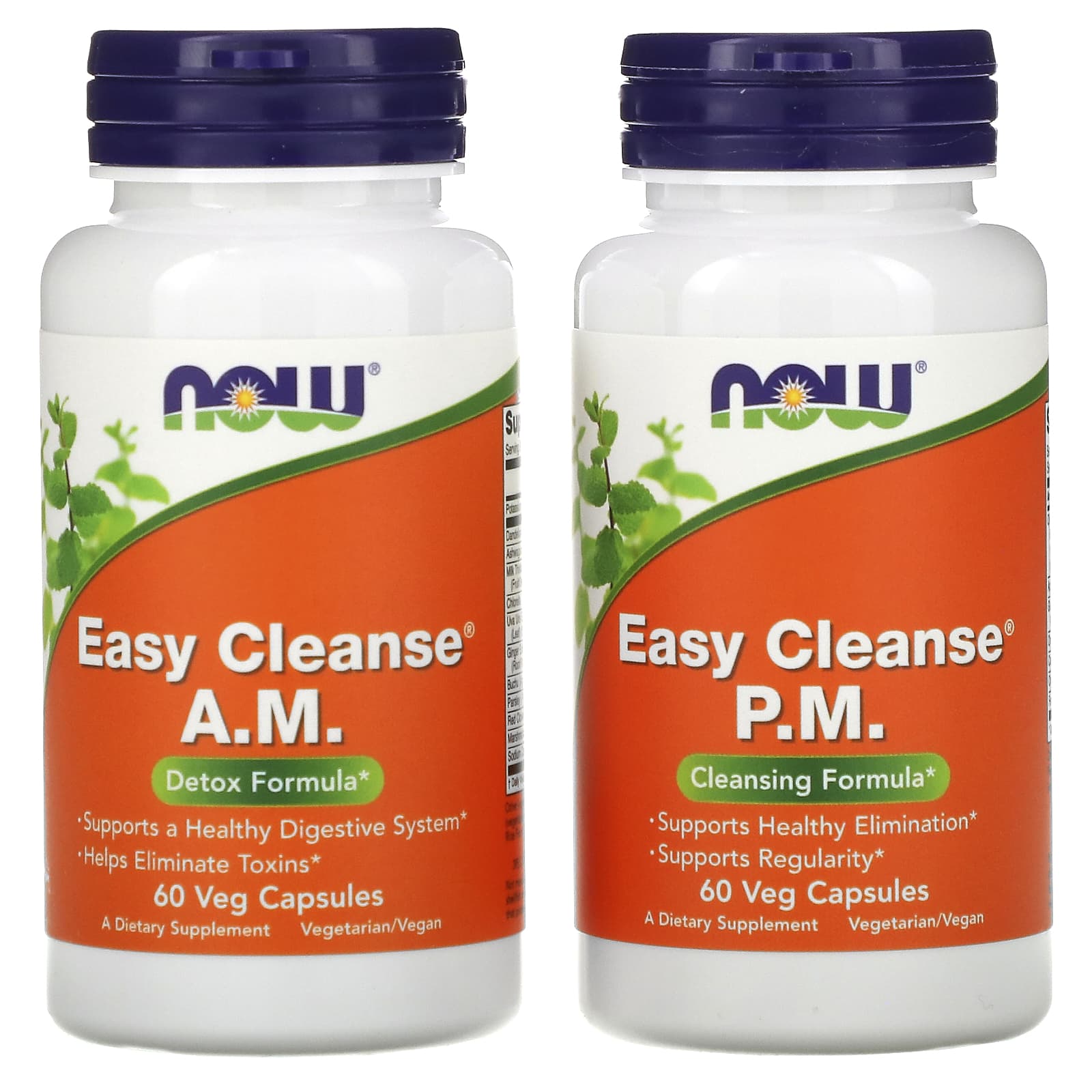 60 60 vcaps NOW Foods  Easy Cleanse 