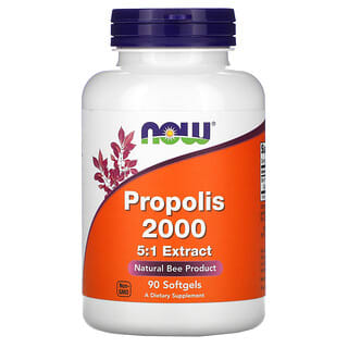 NOW Foods, Propolis 2000 蜂胶，90 粒软凝胶