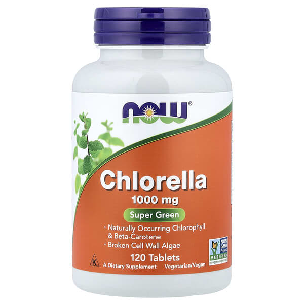 Chlorella, 120 Tablets (1 g per Tablet)