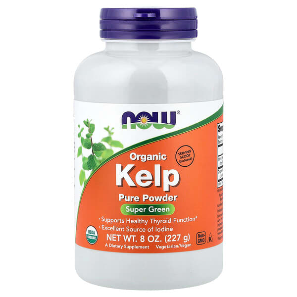 NOW Foods, Organic Kelp Pure Powder, 8 oz (227 g)
