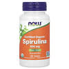Espirulina orgánica certificada, 3000 mg, 100 comprimidos (500 mg por comprimido)