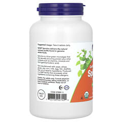NOW Foods, Certified Organic Spirulina, 3,000 mg, 500 Tablets (500 mg Per Tablet)