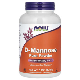 NOW Foods, D-Mannose Pure Powder, 170 g (6 oz.)