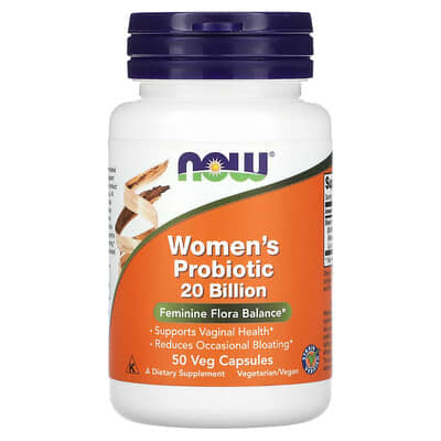 Norland NOW Foods, Woman's Probiotic, 20 Billion, 50 Veg Capsules supplement Uganda UGX 91332
