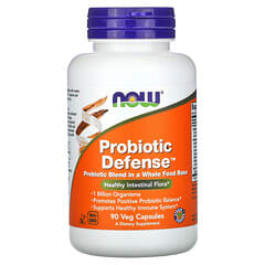 NOW Foods, Probiotic Defense, 90 cápsulas vegetales