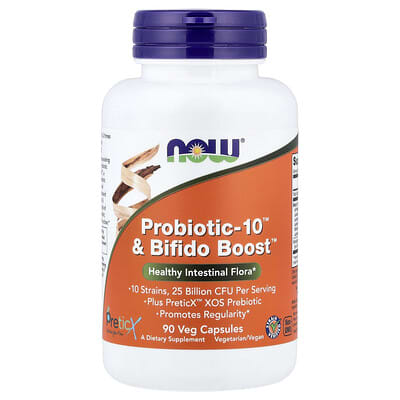 Norland NOW Foods, Probiotic-10™ & Bifido Boost™, 90 Veg Capsules supplement Uganda UGX 77557