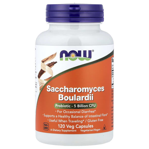 Saccharomyces Boulardii, 5 Billion CFU, 120 Veg Capsules