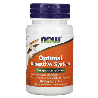 NOW Foods, Optimal Digestive System, 90 растительных капсул