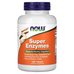 NOW Foods, Super Enzymes, 180 таблеток