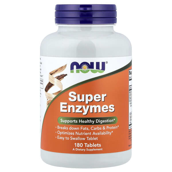 Super Enzymes, 180 Tablets