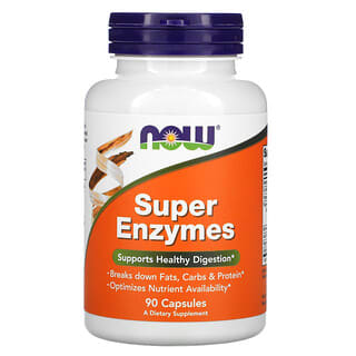 NOW Foods, Superenzymes, 90 capsules