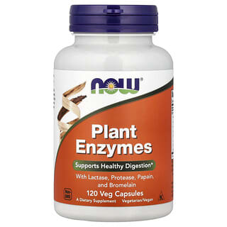 NOW Foods, Plant Enzymes, 120 Veg Capsules