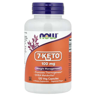NOW Foods, 7-KETO®, 100 mg, 120 Veg Capsules