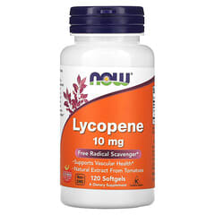 NOW Foods, Lycopene, Lycopin, 10 mg, 120 Weichkapseln