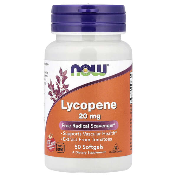 Lycopene, 20 mg, 50 Softgels