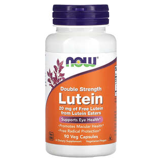 NOW Foods, Lutein, Double Strength, 90 Veg Capsules