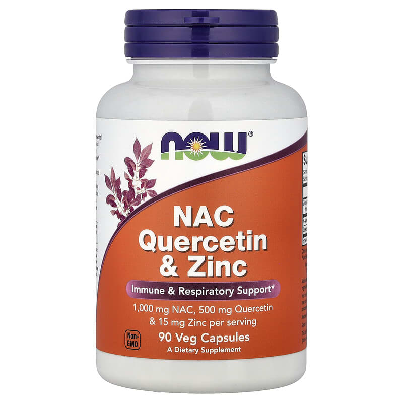 ナウフーズ、NAC ケルセチン 亜鉛、ベジカプセル90粒 | iHerb