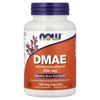 NOW Foods, DMAE, 250 mg, 100 kasviskapselia