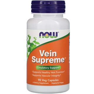 NOW Foods, Vein Supreme, 90 capsules végétariennes