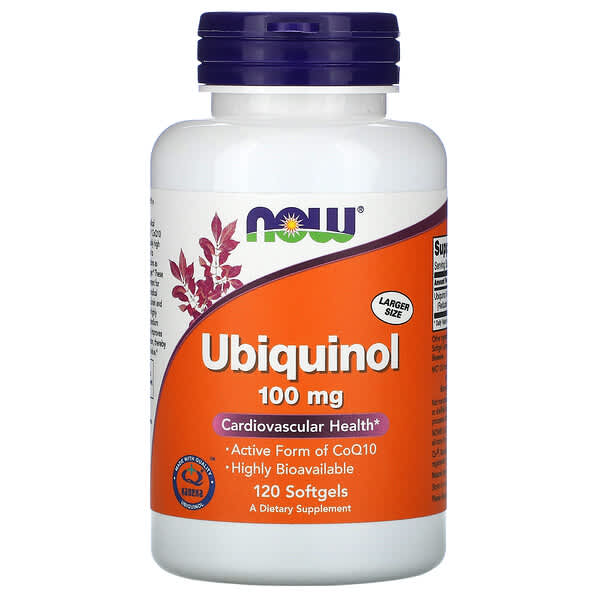 NOW Foods, Ubiquinol, 100 mg, 120 Softgels