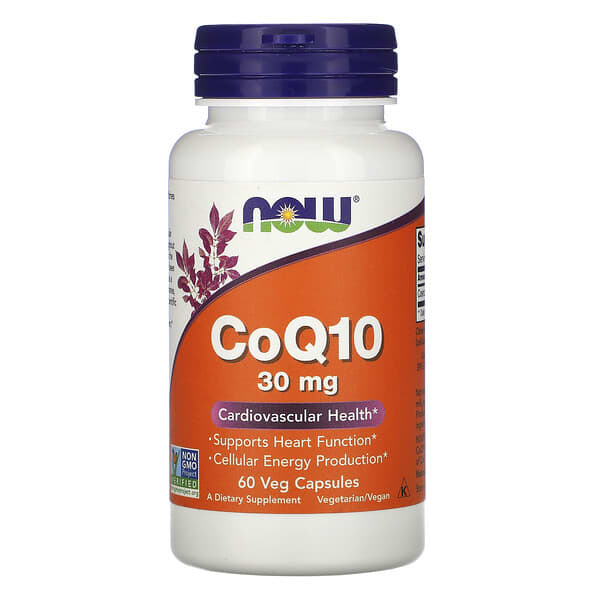 NOW Foods‏, CoQ10, 30 mg, 60 Veg Capsules