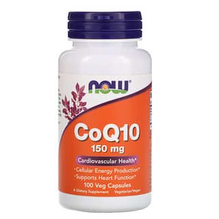 NOW Foods, CoQ10, 150 mg, 100 Veg Capsules