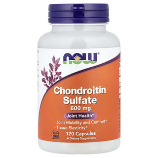 NOW Foods, Chondroïtinesulfaat, 600 mg, 120 capsules
