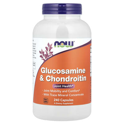 NOW Foods, Glucosamine + Chondroitin, 240 Vegetarian Capsules