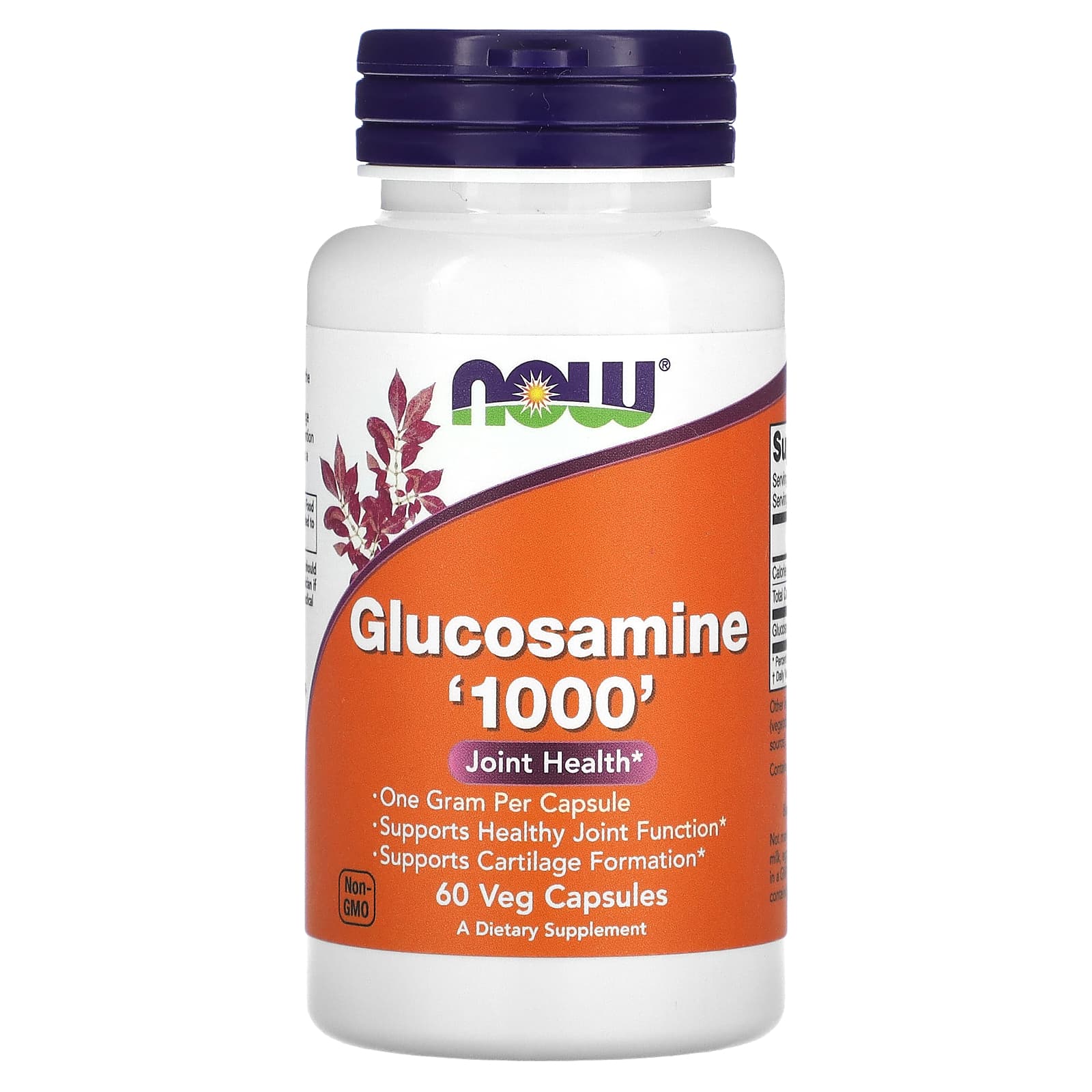 NOW Foods, Glucosamine '1000', 60 Veg Capsules