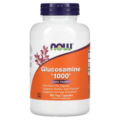 NOW Foods, Glicosamina '1000', 180 Cápsulas Vegetais