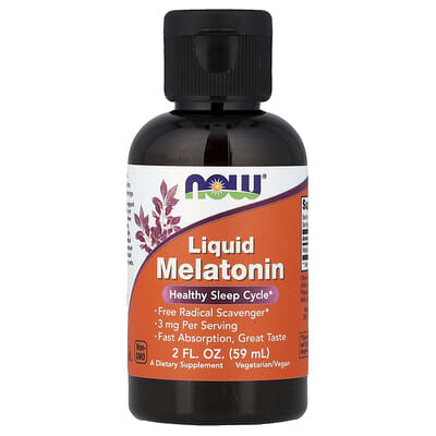 NOW Foods, Liquid Melatonin, 59 ml (2 fl oz)
