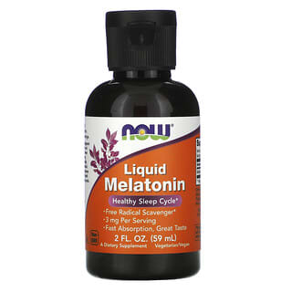 NOW Foods, Melatonina líquida, 59 ml (2 oz. Líq.)