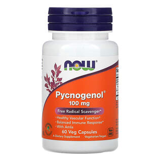 NOW Foods, Pycnogenol, 100 mg, 60 capsules végétariennes