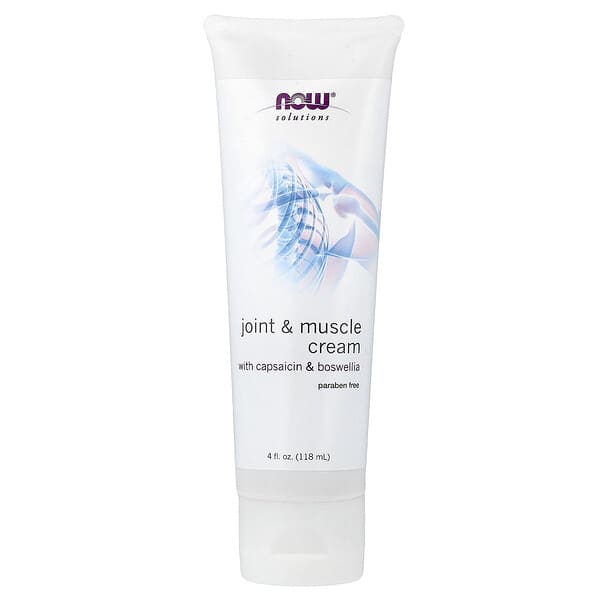 NOW Foods, Solutions, 관절 및 근육 크림, 118ml(4fl oz)